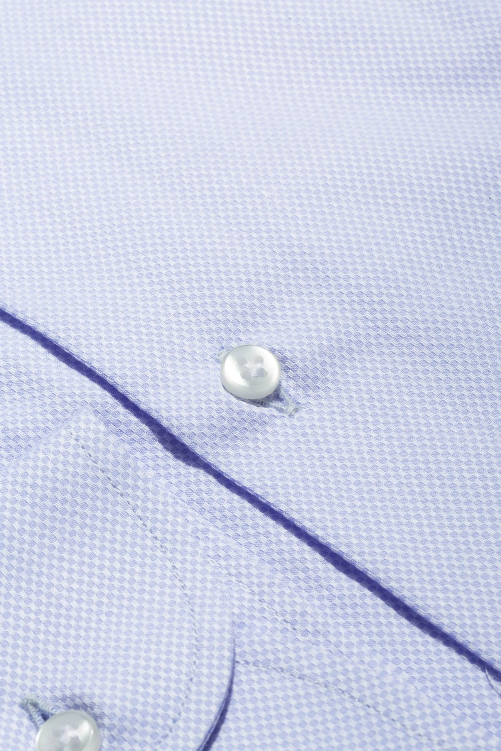 Light Blue Micro Fancy Shirt - Made In Italy|Pini Parma Best