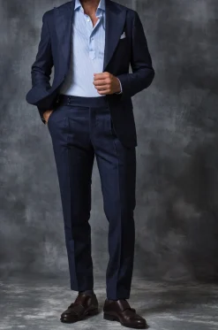 Light Blue Striped Popover Shirt - Made In Italy|Pini Parma Best