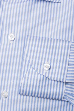 Light Blue Striped Shirt - Made In Italy|Pini Parma New