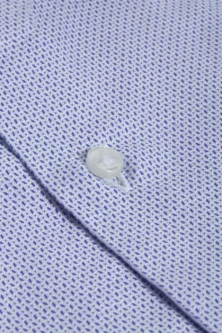 Light Blue Textured Shirt - Made In Italy|Pini Parma Online