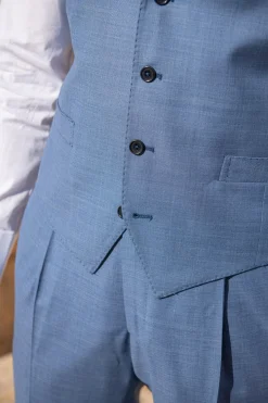 Light Blue Waistcoat 