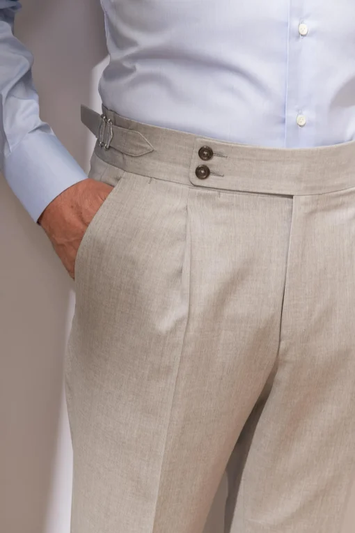 Light Grey Trousers "Soragna Capsule Collection" - Made In Italy|Pini Parma Hot