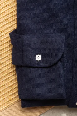Navy Polo Shirt - Made In Italy|Pini Parma Store