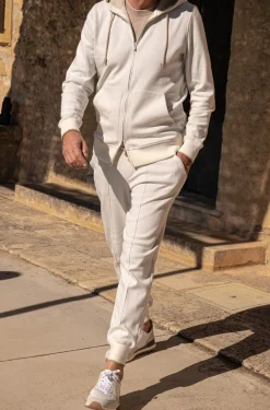 Off-White Leisure Zip Hoodie - Made In Italy|Pini Parma Hot