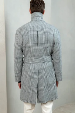 Prince Of Wales Raglan Coat – Made In Italy|Pini Parma New