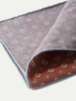 Red Fancy Pocket Square - Made In Italy|Pini Parma Cheap