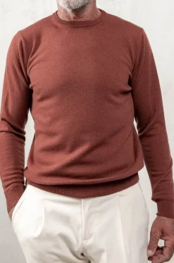 Rusty Cashmere Round Neck – Made In Italy|Pini Parma New