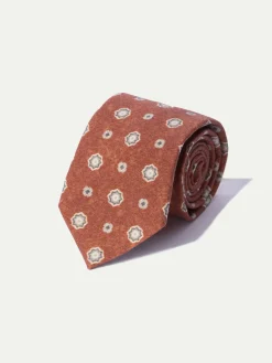 Rusty Fancy Tie - Made In Italy|Pini Parma Fashion
