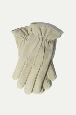 Sand Cashmere Lined Suede Gloves - Made In Italy|Pini Parma New