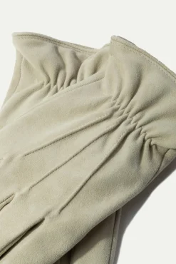 Sand Cashmere Lined Suede Gloves - Made In Italy|Pini Parma New