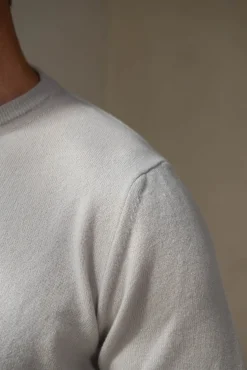 Sand Cashmere Round Neck – Made In Italy|Pini Parma Discount