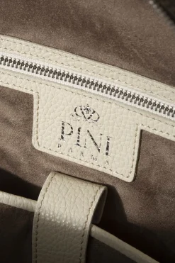 Taupe Leather Backpack - Made In Italy|Pini Parma Online