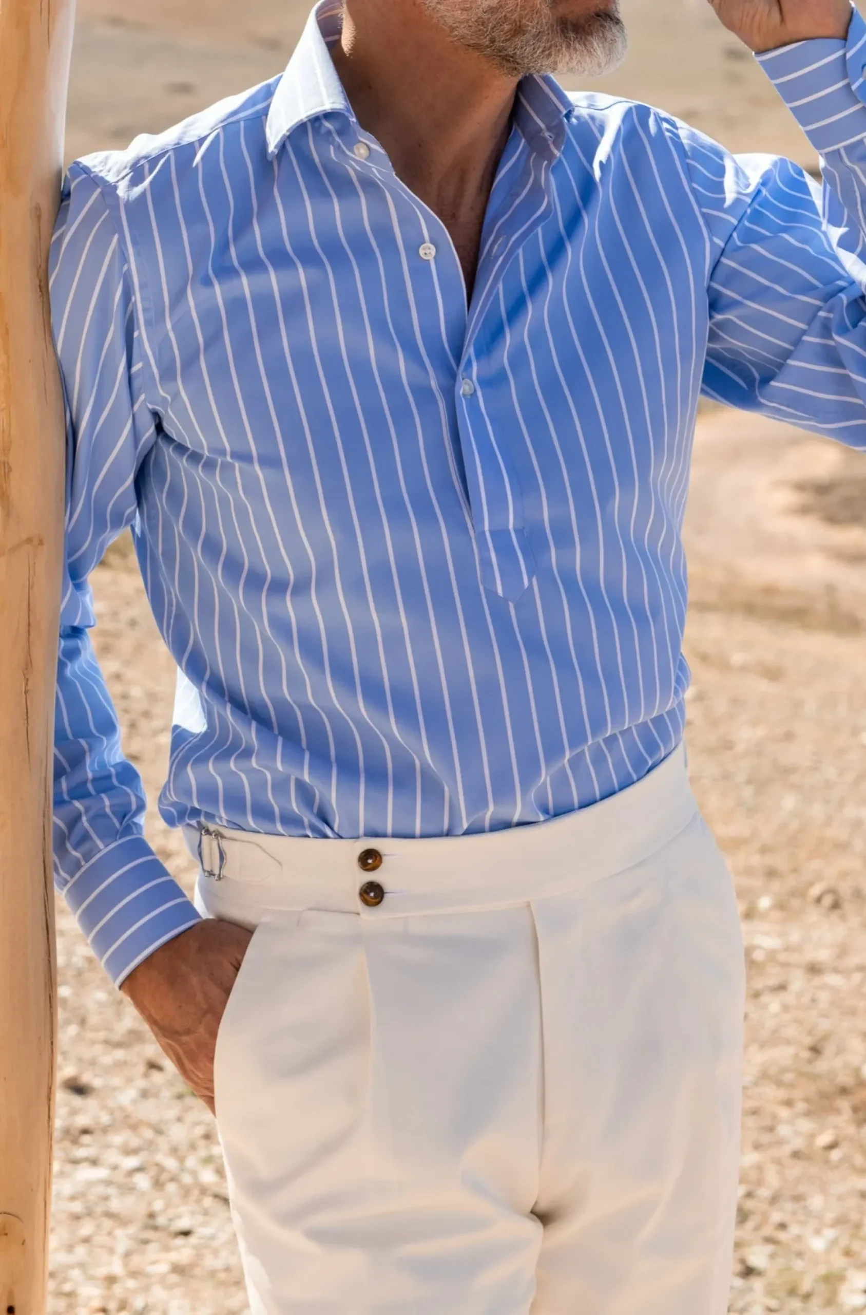 White Cotton Trousers "Soragna Capsule Collection" - Made In Italy|Pini Parma Best Sale