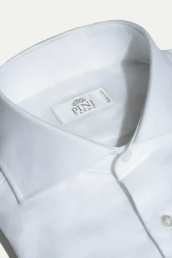 White Soft Touch Shirt - Made In Italy|Pini Parma Sale