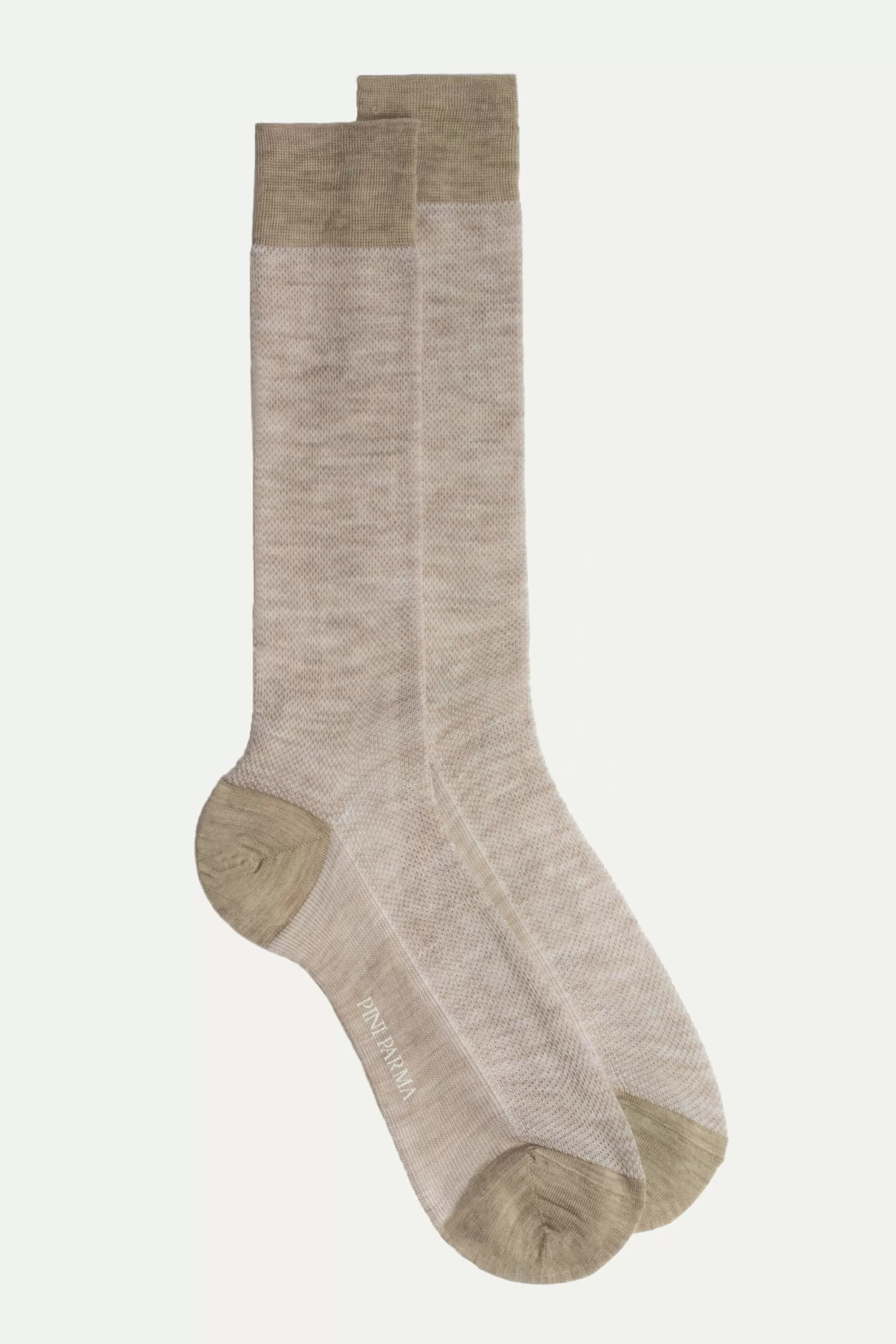 Beige Micro Fancy Short Socks - Made In Italy | Pini Parma Hot