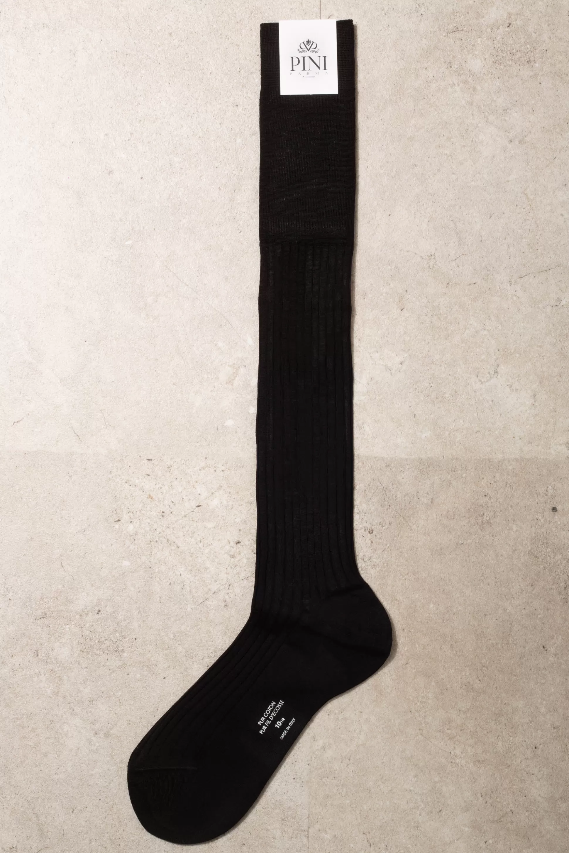 Black Long Socks - Made In Italy | Pini Parma Store