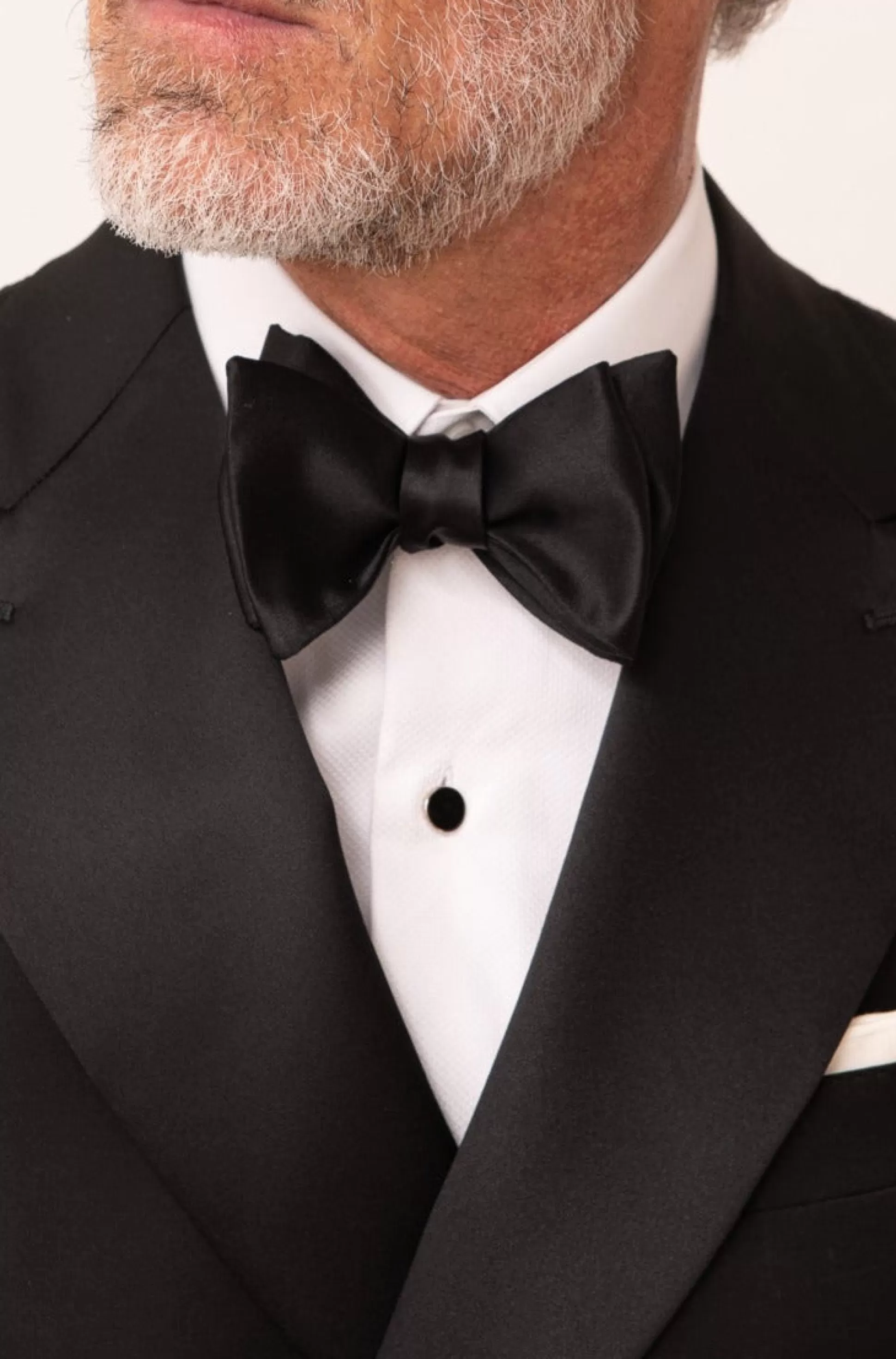 Black Silk Self-Tie Bow Tie - Made In Italy | Pini Parma Shop