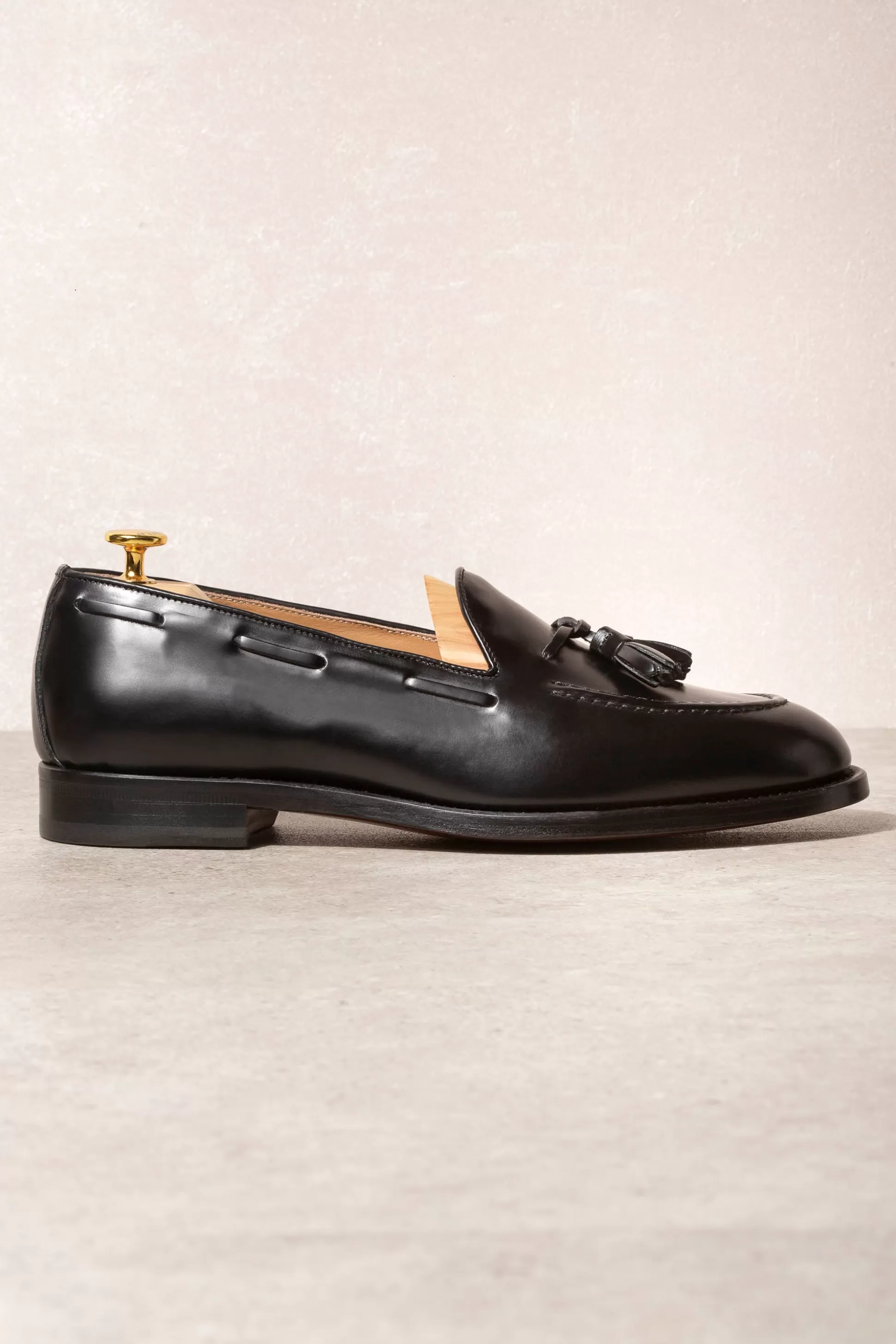 Black Tassel Loafers - Made In Italy | Pini Parma Flash Sale