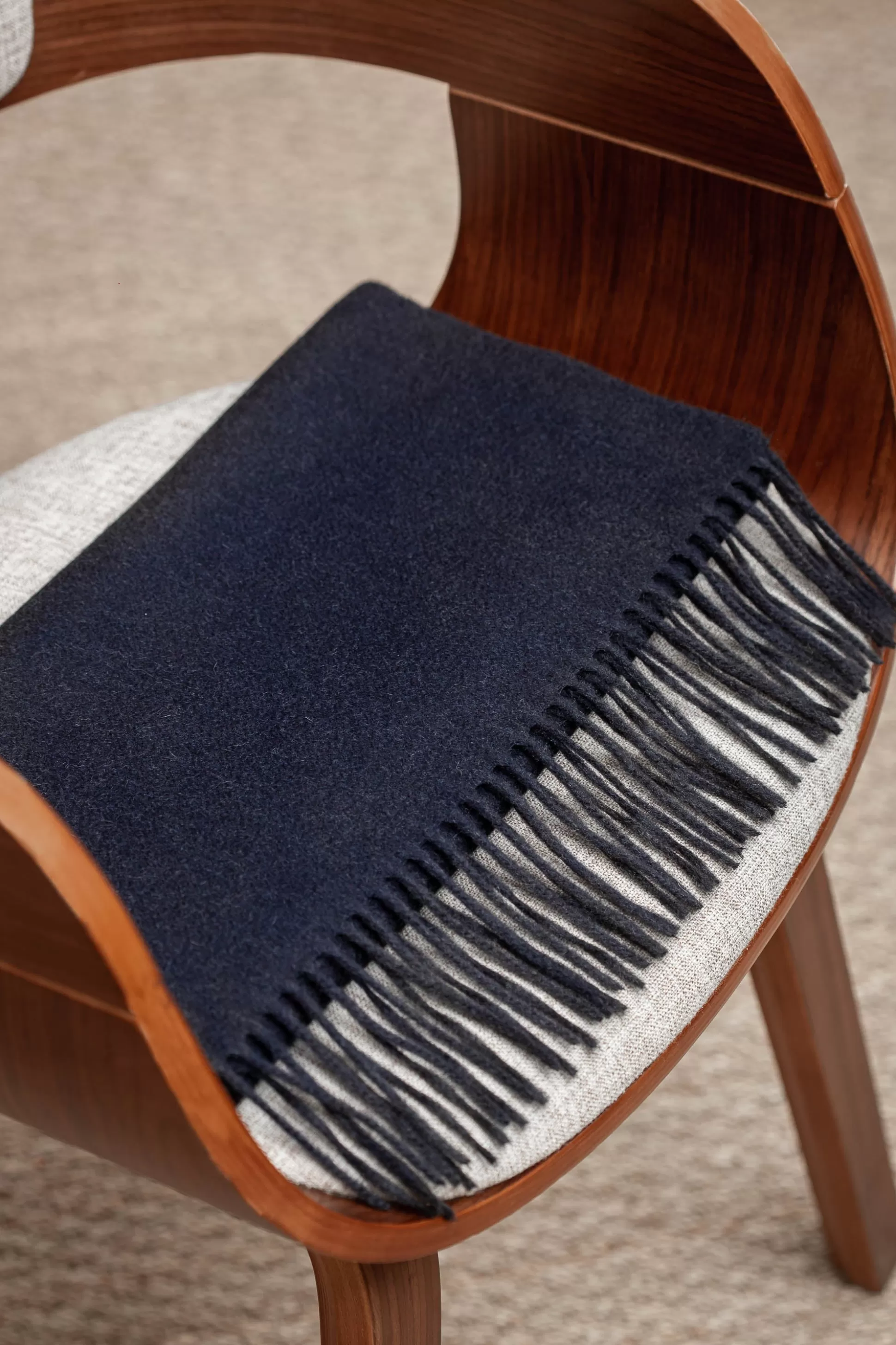 Blue Cashmere Scarf - Made In Italy | Pini Parma Hot