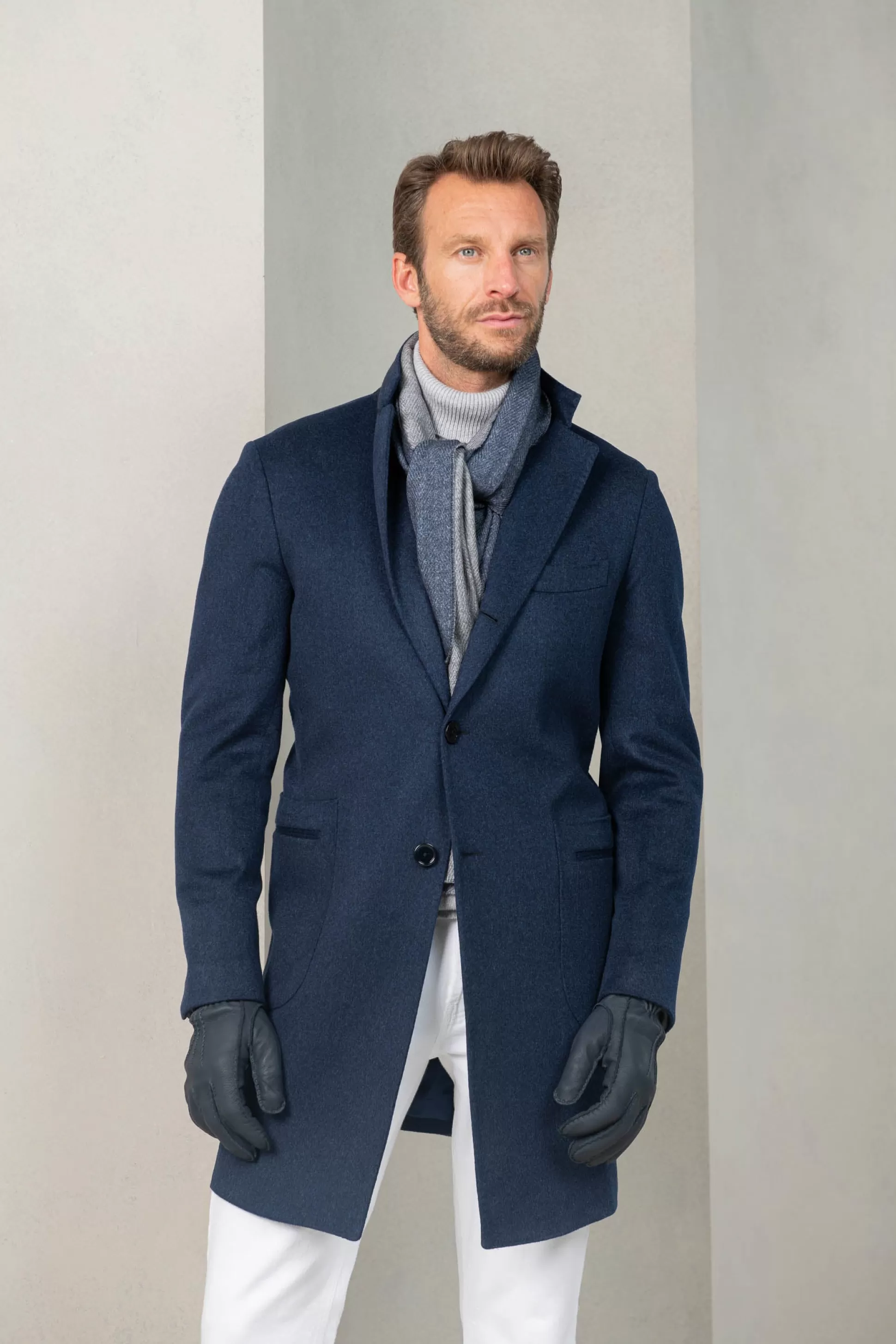 Blue Coat In Loro Piana Wool – Made In Italy | Pini Parma Outlet