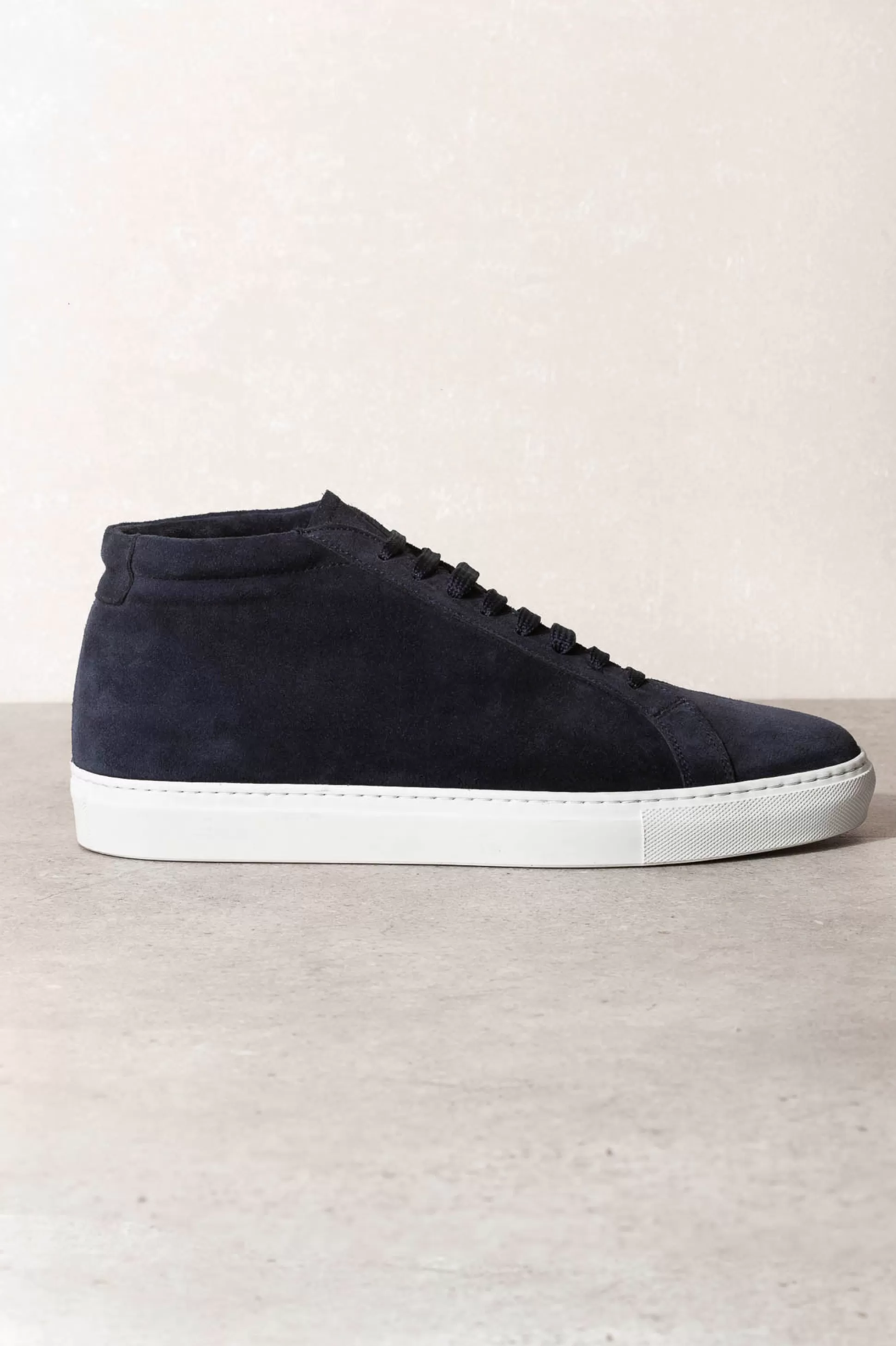 Blue Mid Top Sneakers - Made In Italy | Pini Parma Flash Sale