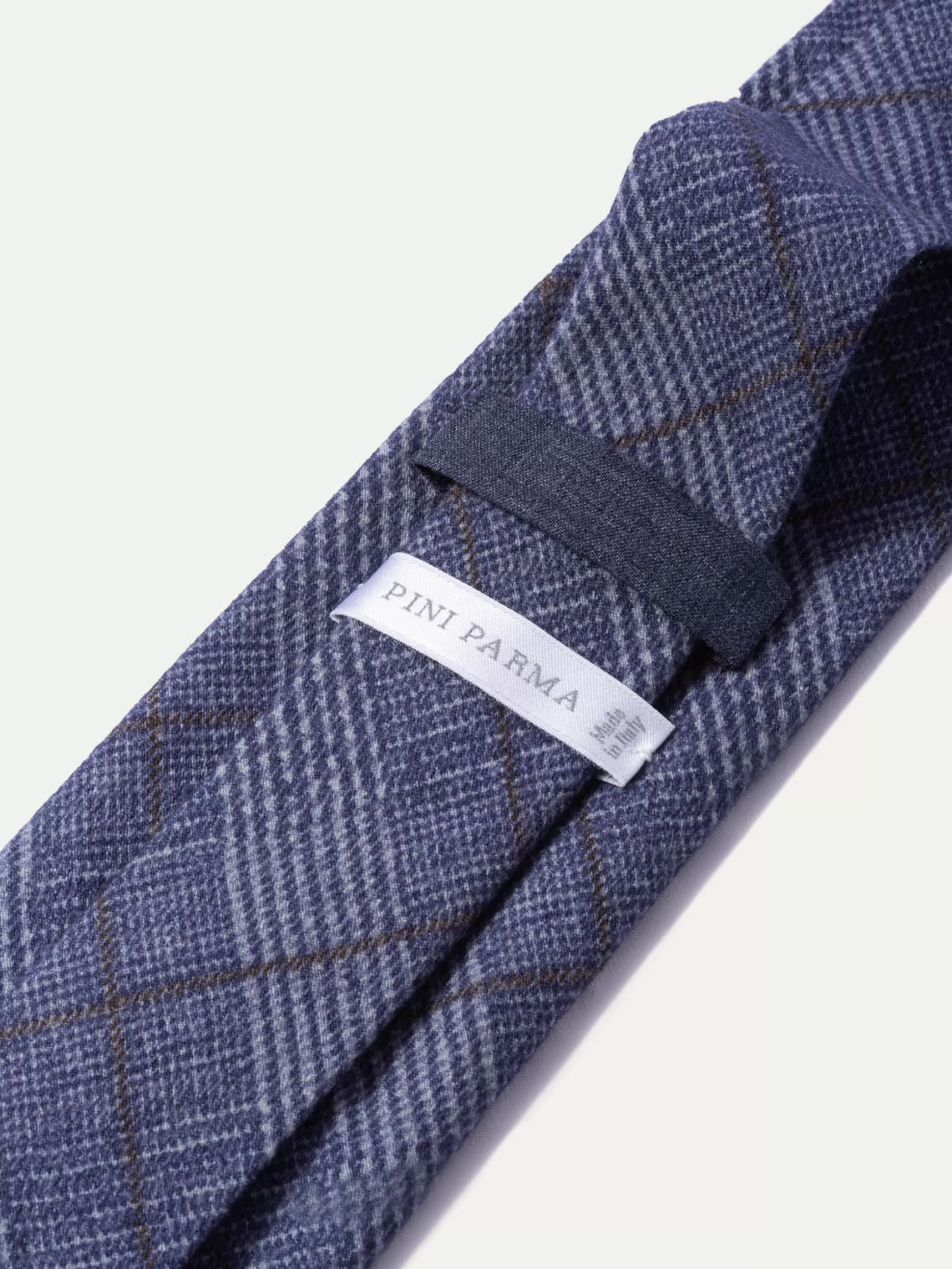 Blue Prince Of Wales Tie - Made In Italy | Pini Parma Hot