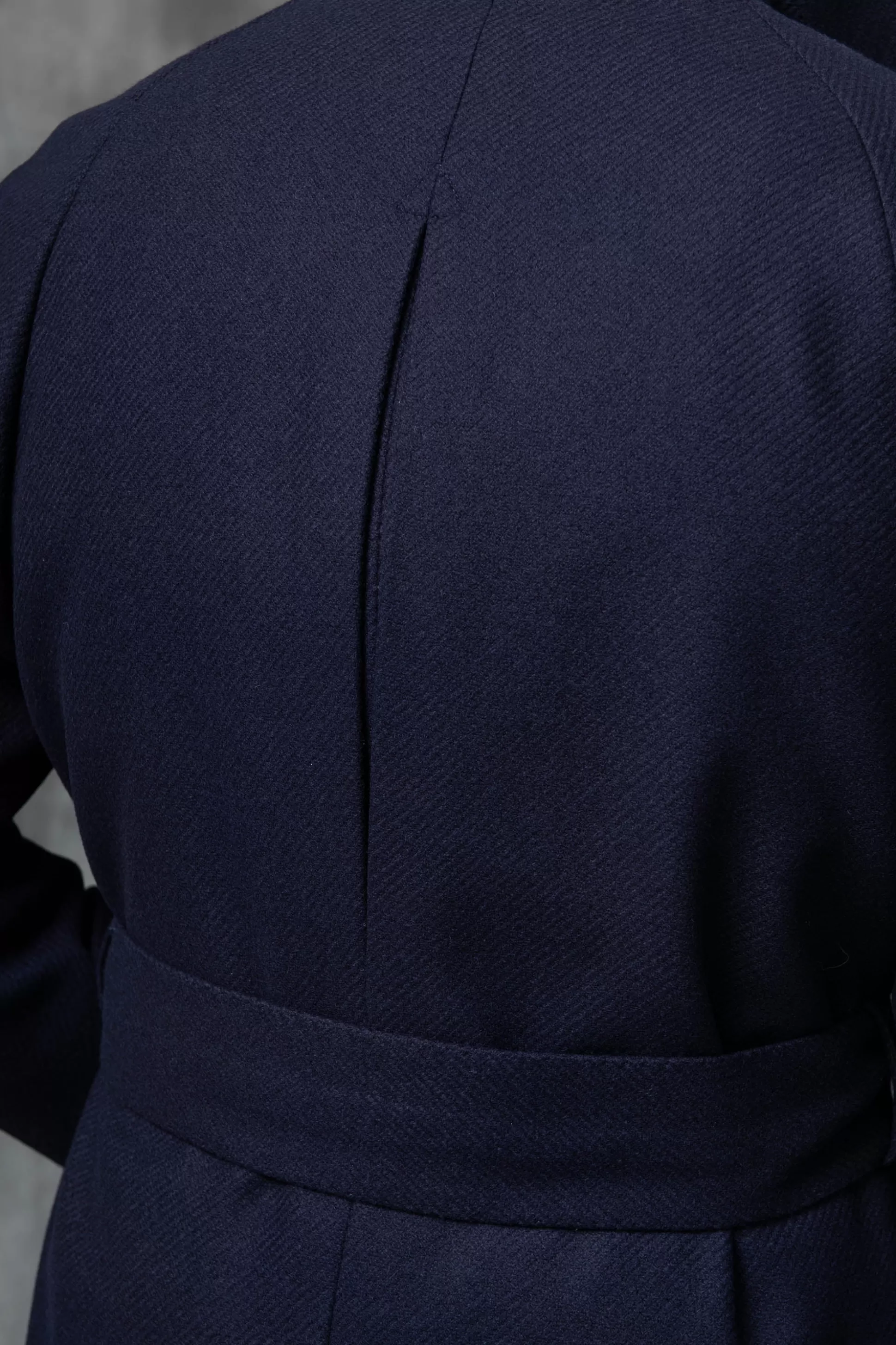 Blue Raglan Coat In Loro Piana Wool – Made In Italy | Pini Parma Cheap