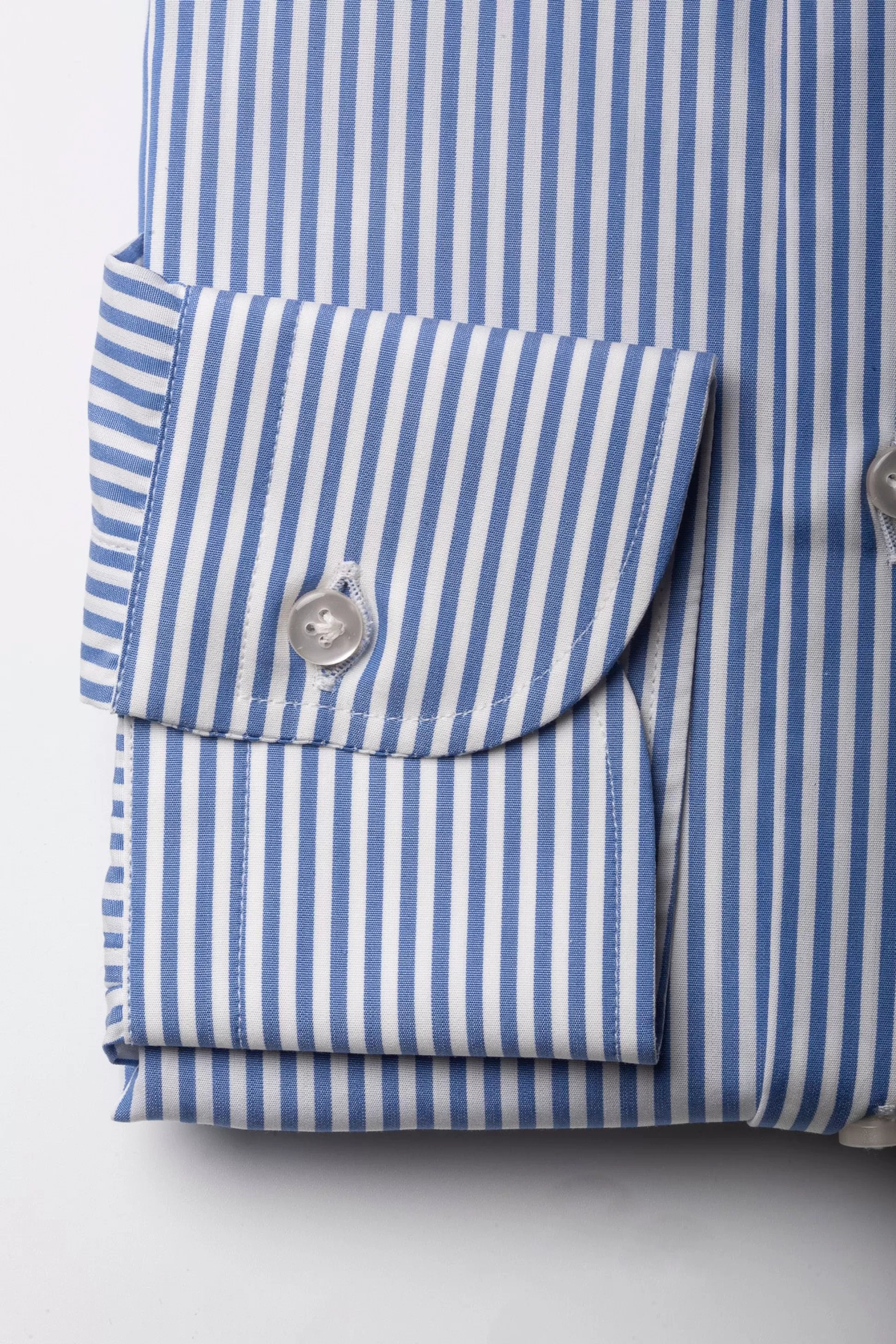 Blue Striped Shirt - Made In Italy | Pini Parma Clearance