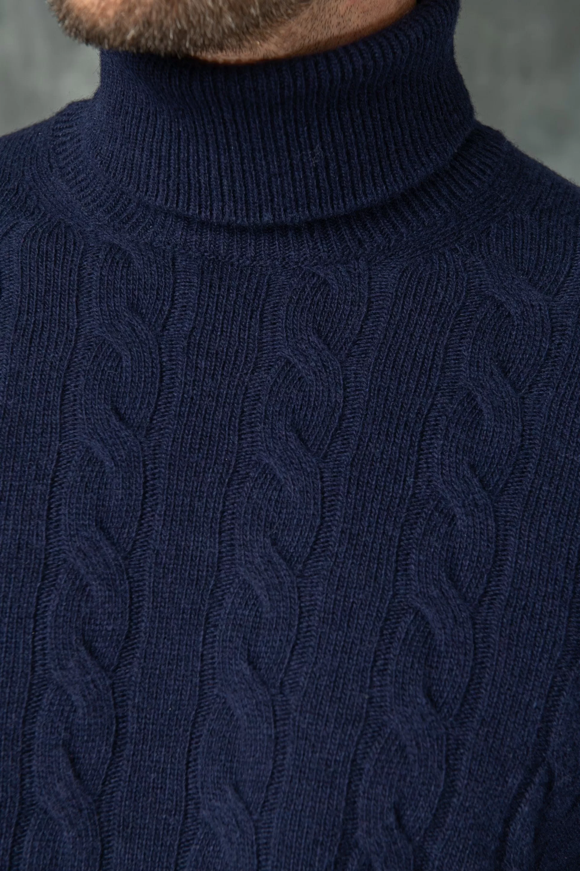 Blue Turtleneck – Made In Italy | Pini Parma New