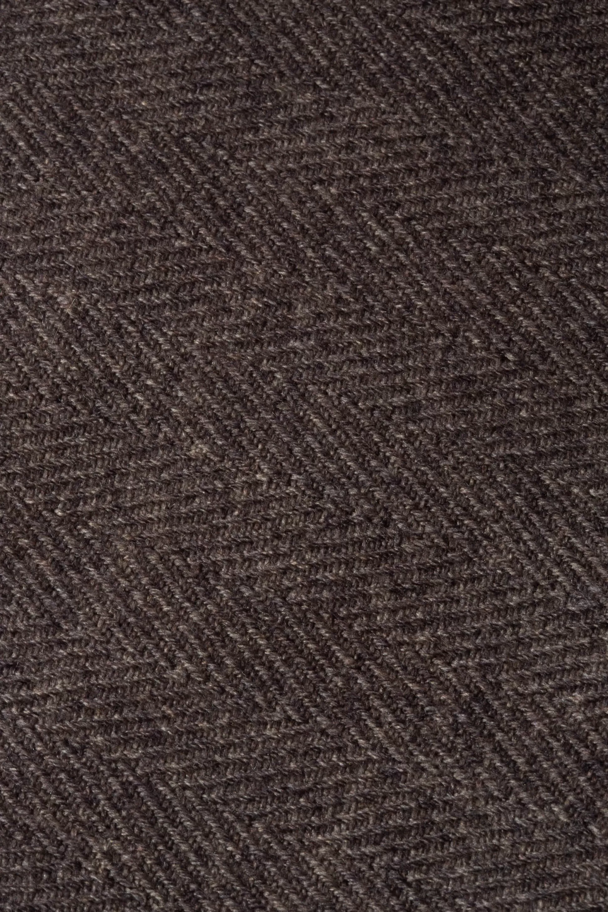 Brown And Light Blue Reversible Herringbone Scarf - Made In Italy | Pini Parma Best Sale