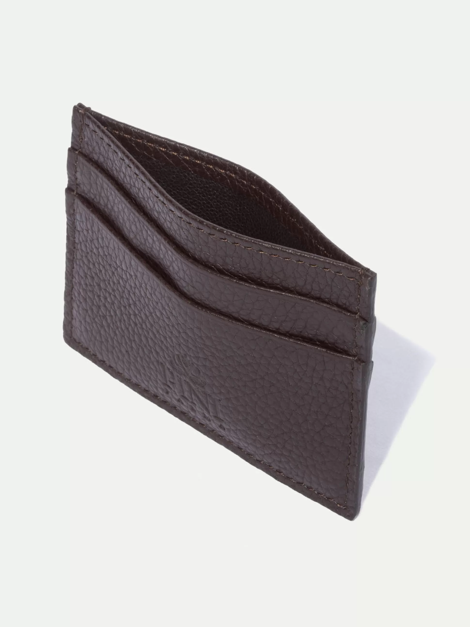 Brown Leather Card Holder - Made In Italy | Pini Parma Best Sale