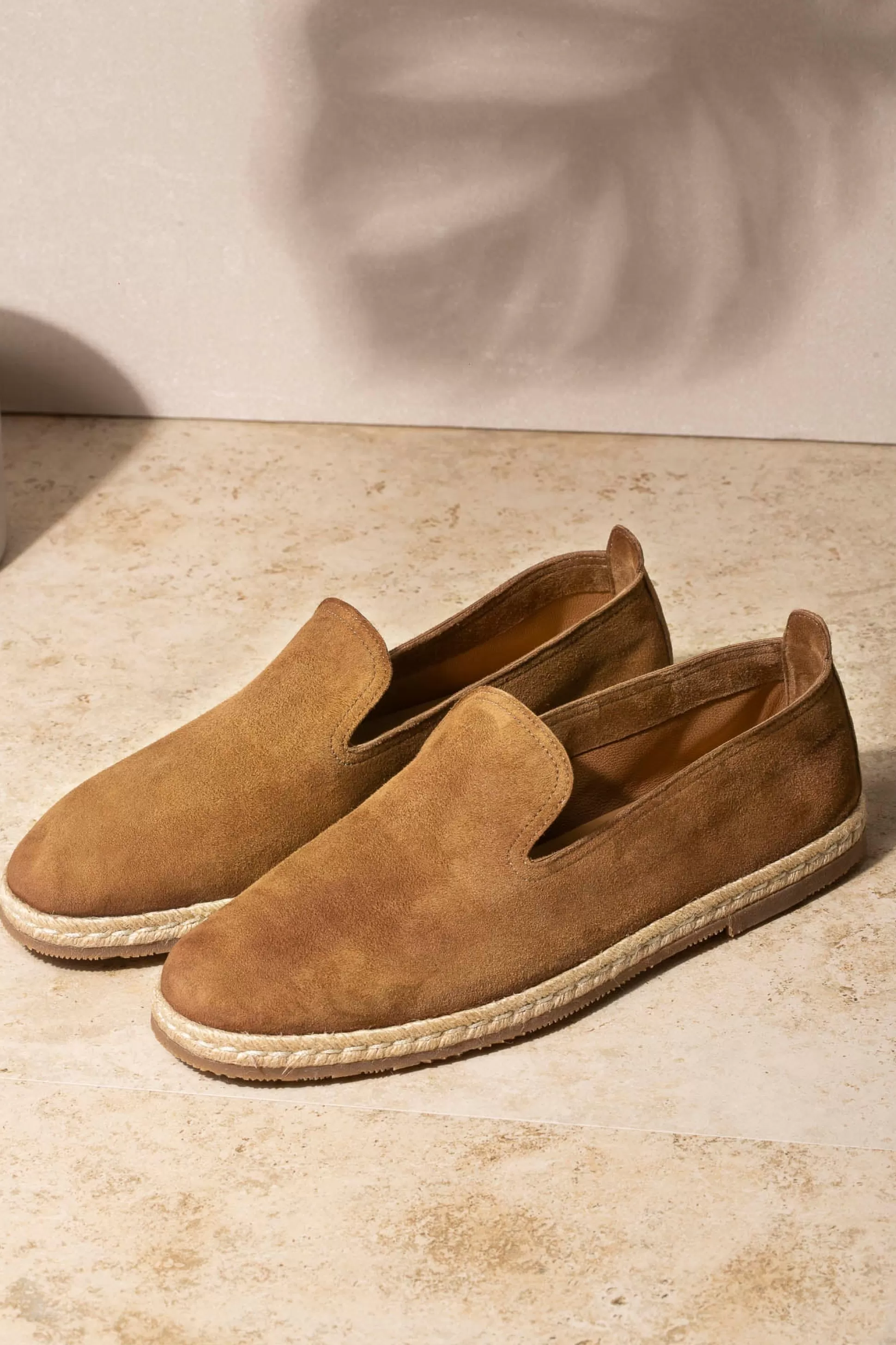 Brown Suede Espadrilles - Made In Italy | Pini Parma Store