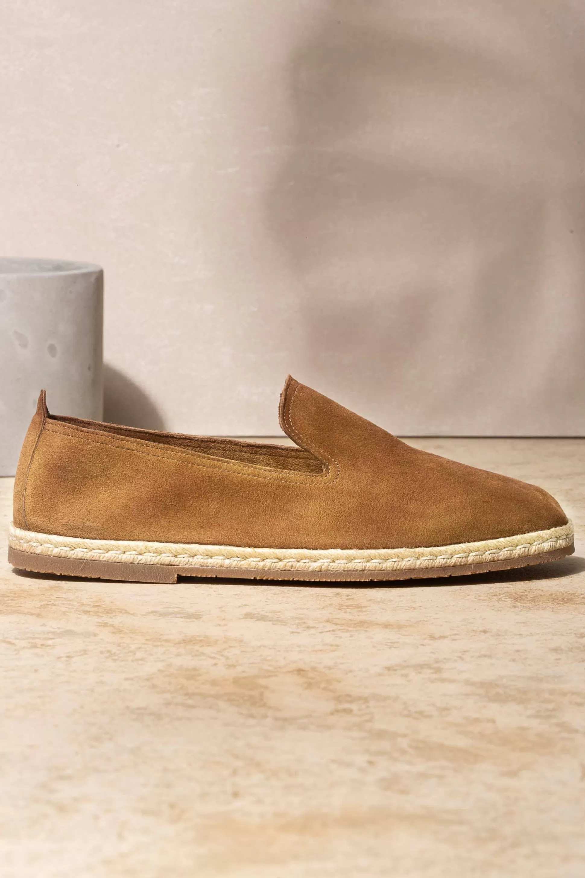 Brown Suede Espadrilles - Made In Italy | Pini Parma Store