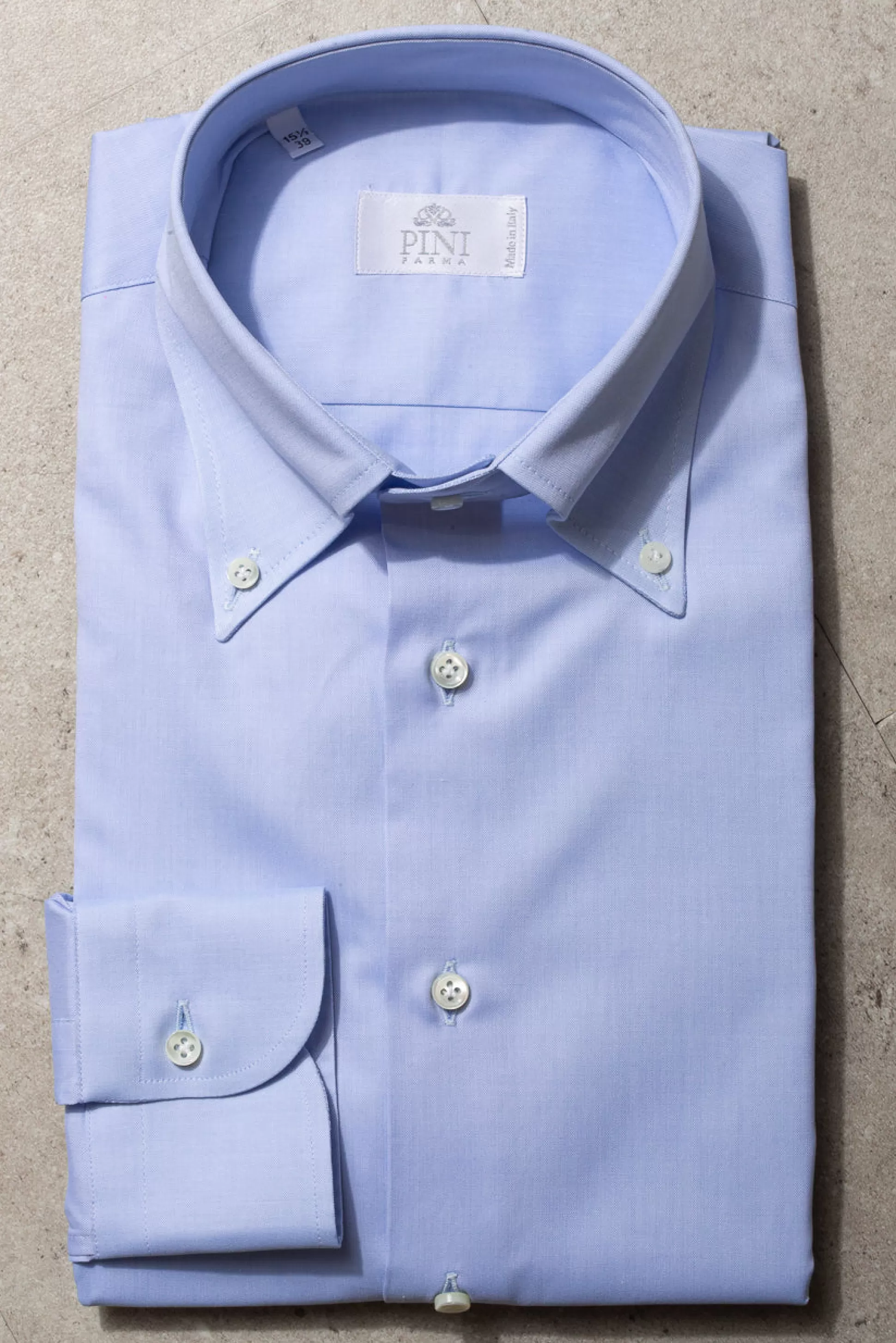 Button Down Light Blue Shirt "Sartoriale Collection" - Made In Italy | Pini Parma Online