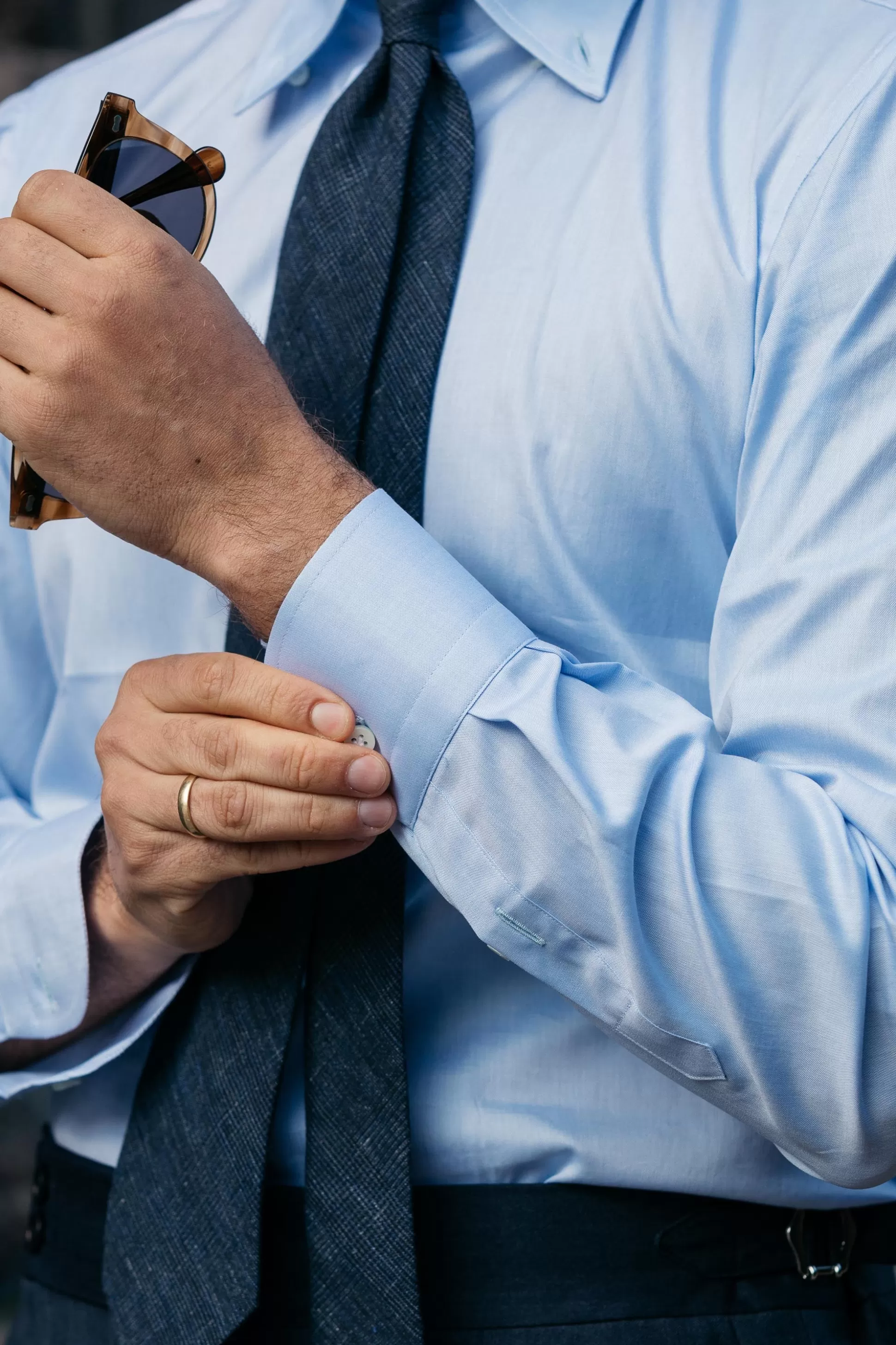 Button Down Light Blue Shirt "Sartoriale Collection" - Made In Italy | Pini Parma Online