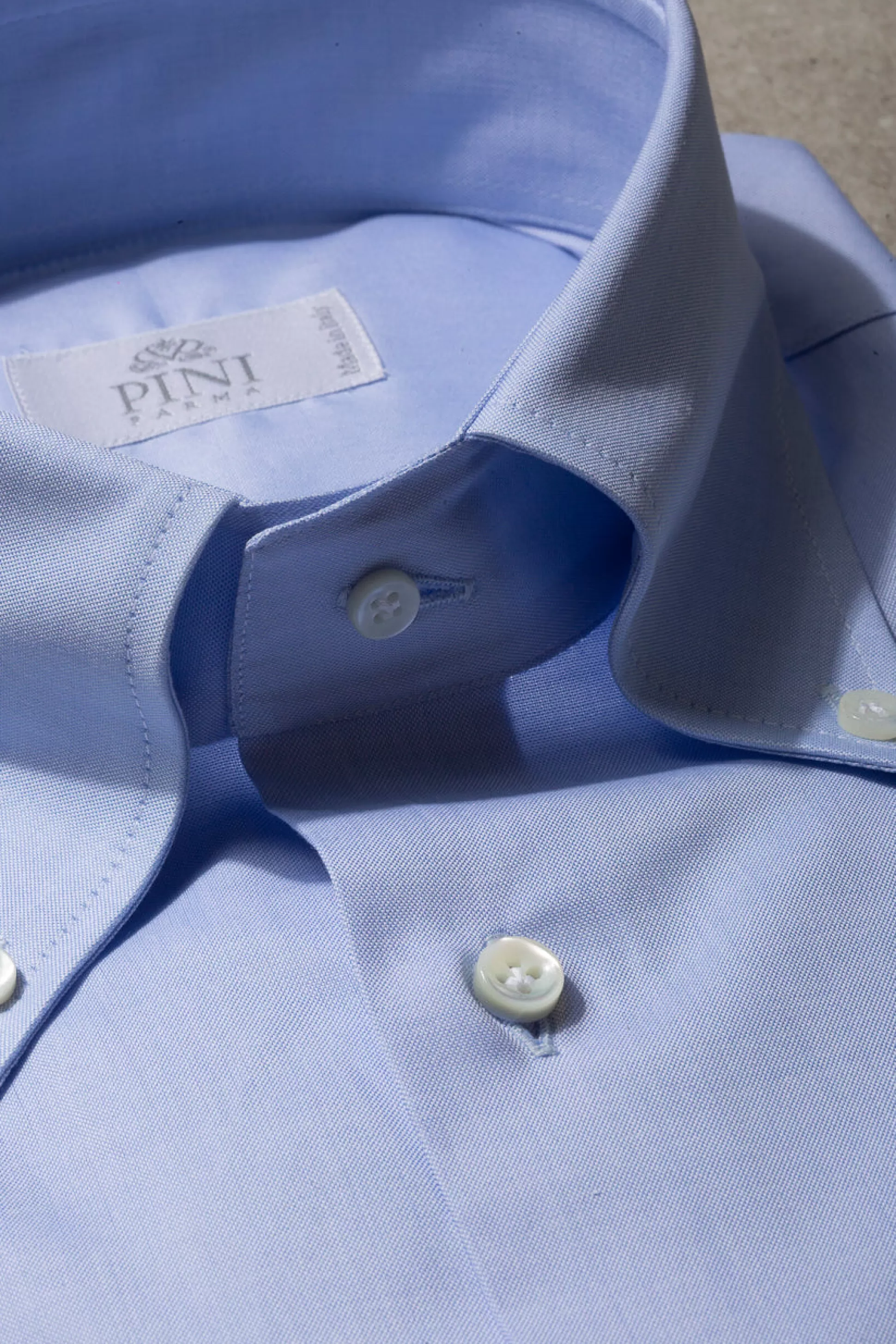 Button Down Light Blue Shirt "Sartoriale Collection" - Made In Italy | Pini Parma Online
