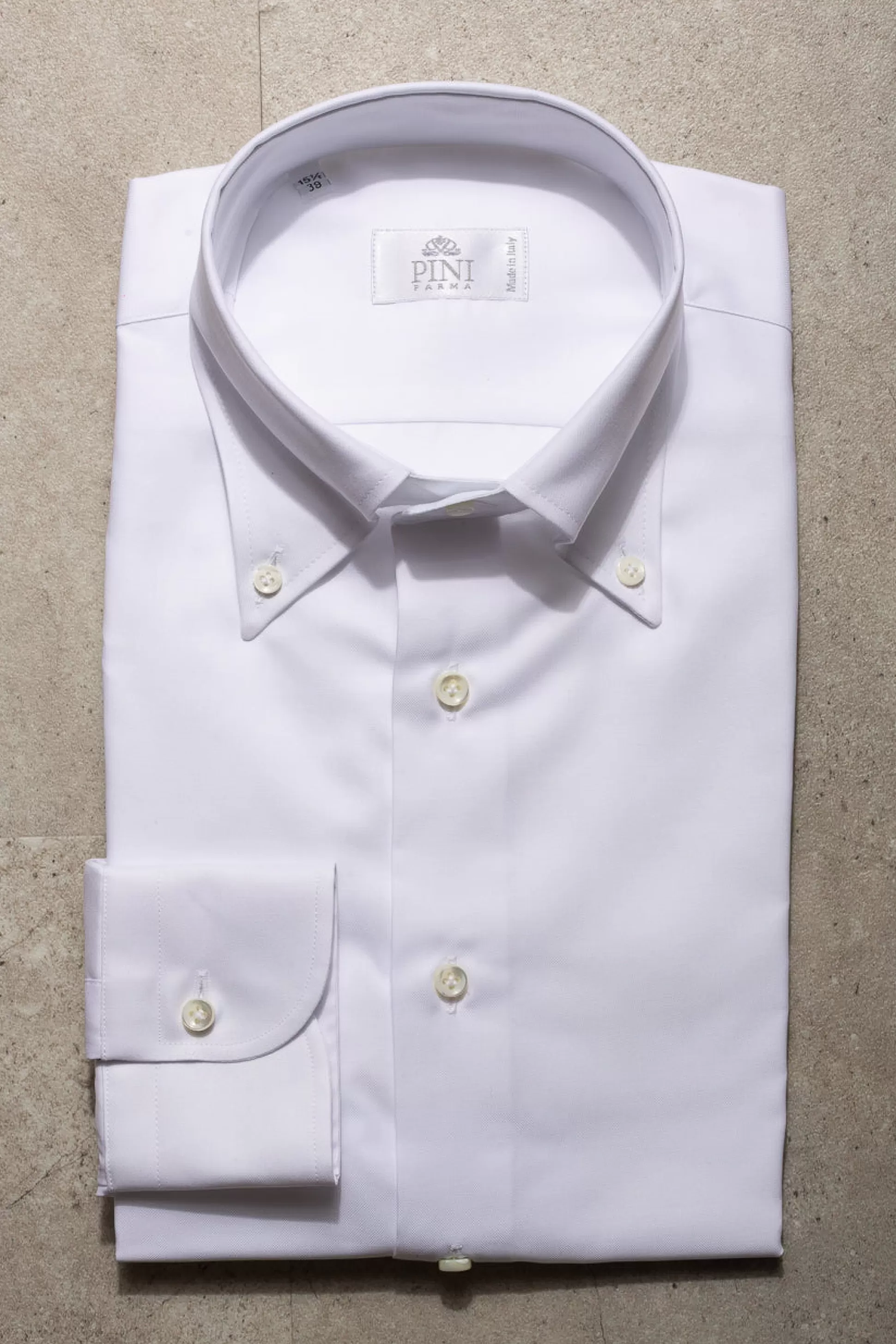 Button Down White Shirt "Sartoriale Collection"- Made In Italy | Pini Parma Outlet