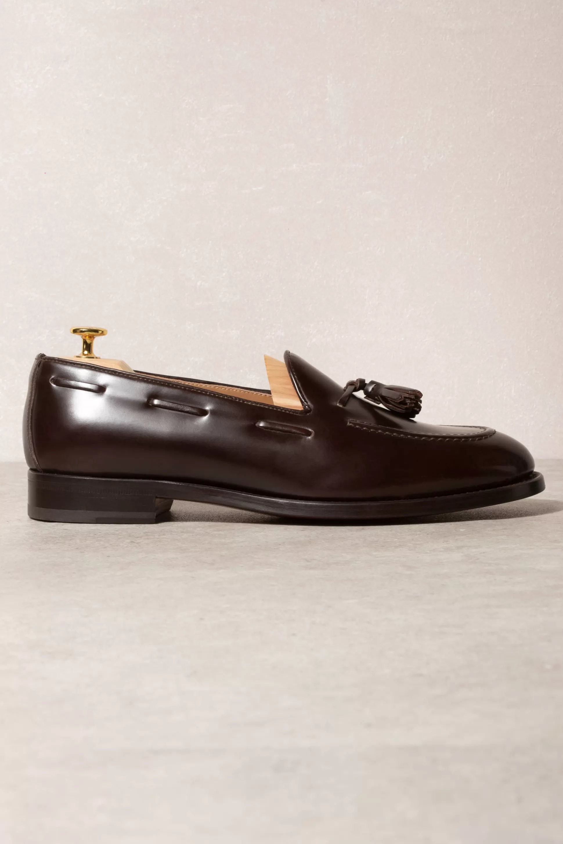 Dark Brown Tassel Loafers - Made In Italy | Pini Parma Hot