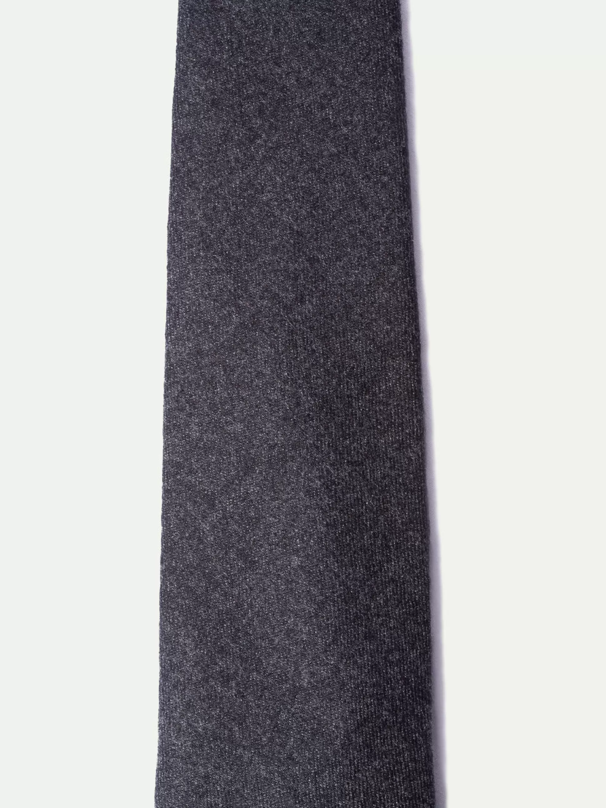 Dark Grey Flannel Tie - Hand Made In Italy | Pini Parma Flash Sale