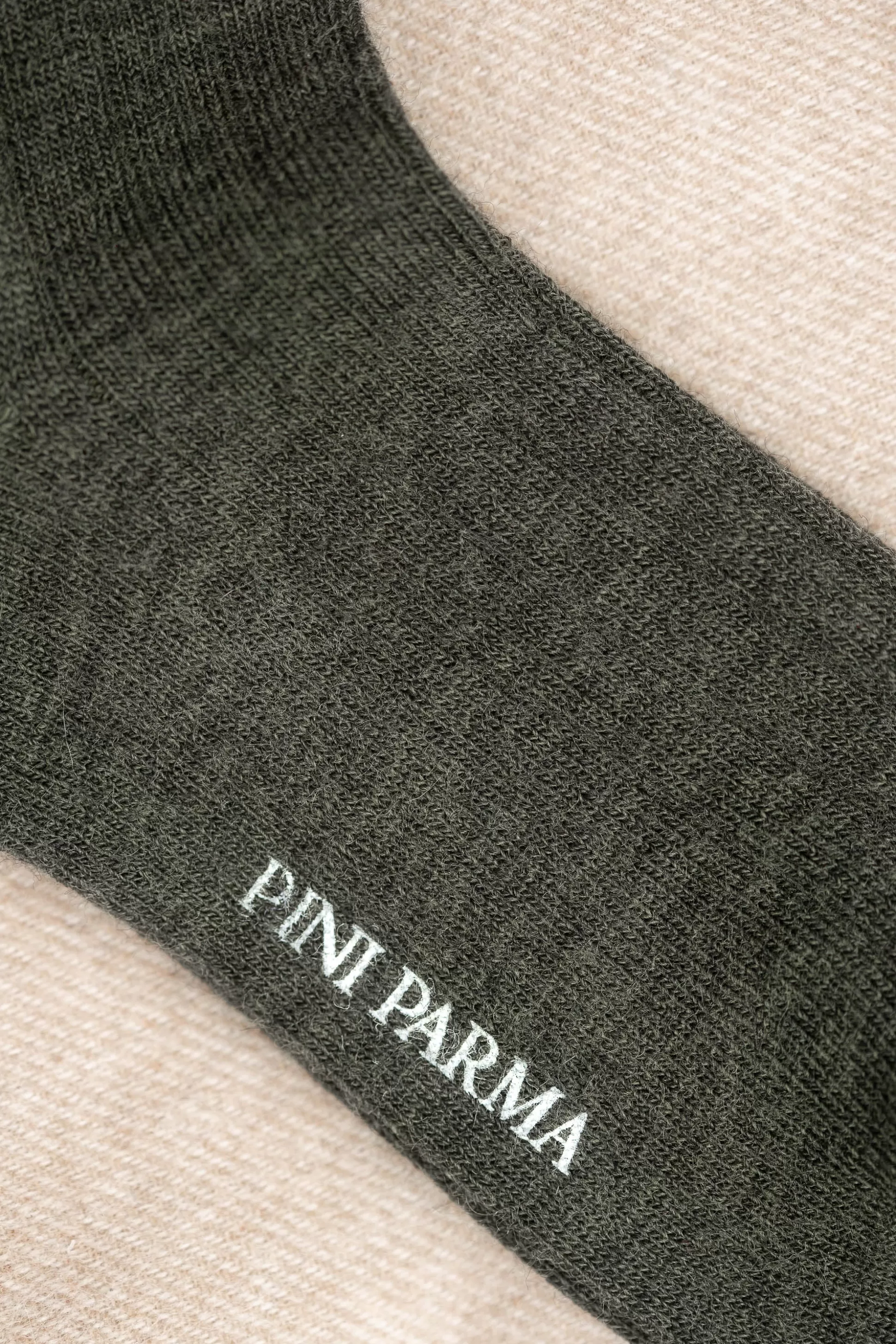 Green - Super Durable Wool Short Socks - Made In Italy | Pini Parma New