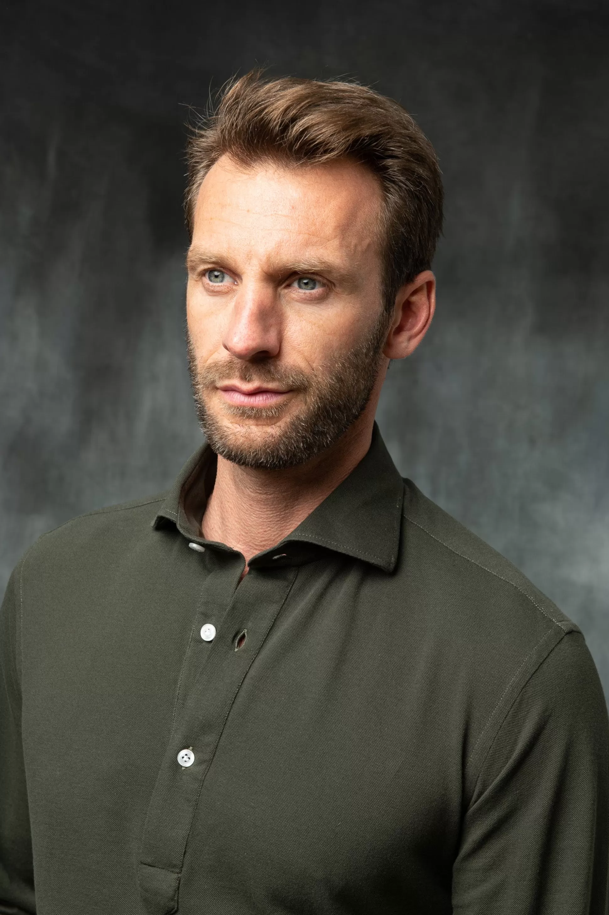 Green Popover Polo Shirt - Made In Italy | Pini Parma Flash Sale