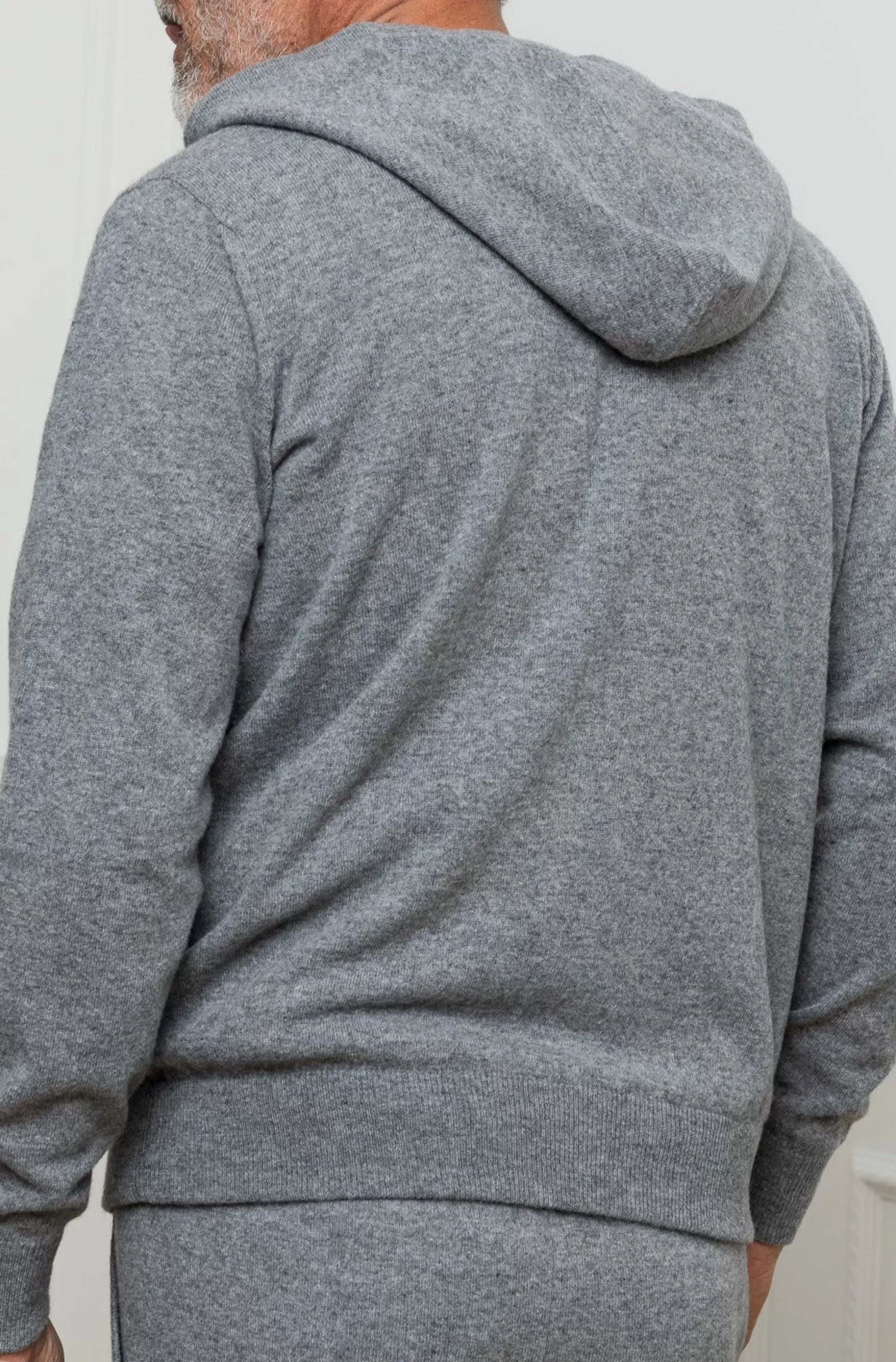 Grey Leisure Zip Hoodie - Made In Italy | Pini Parma Best Sale