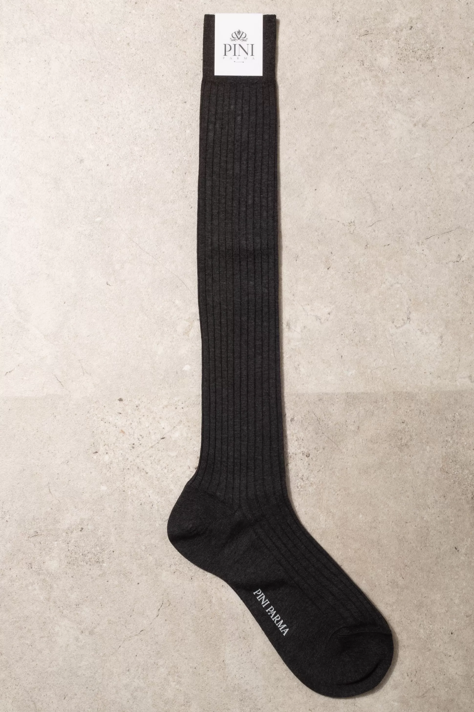 Grey Long Socks - Made In Italy | Pini Parma Shop