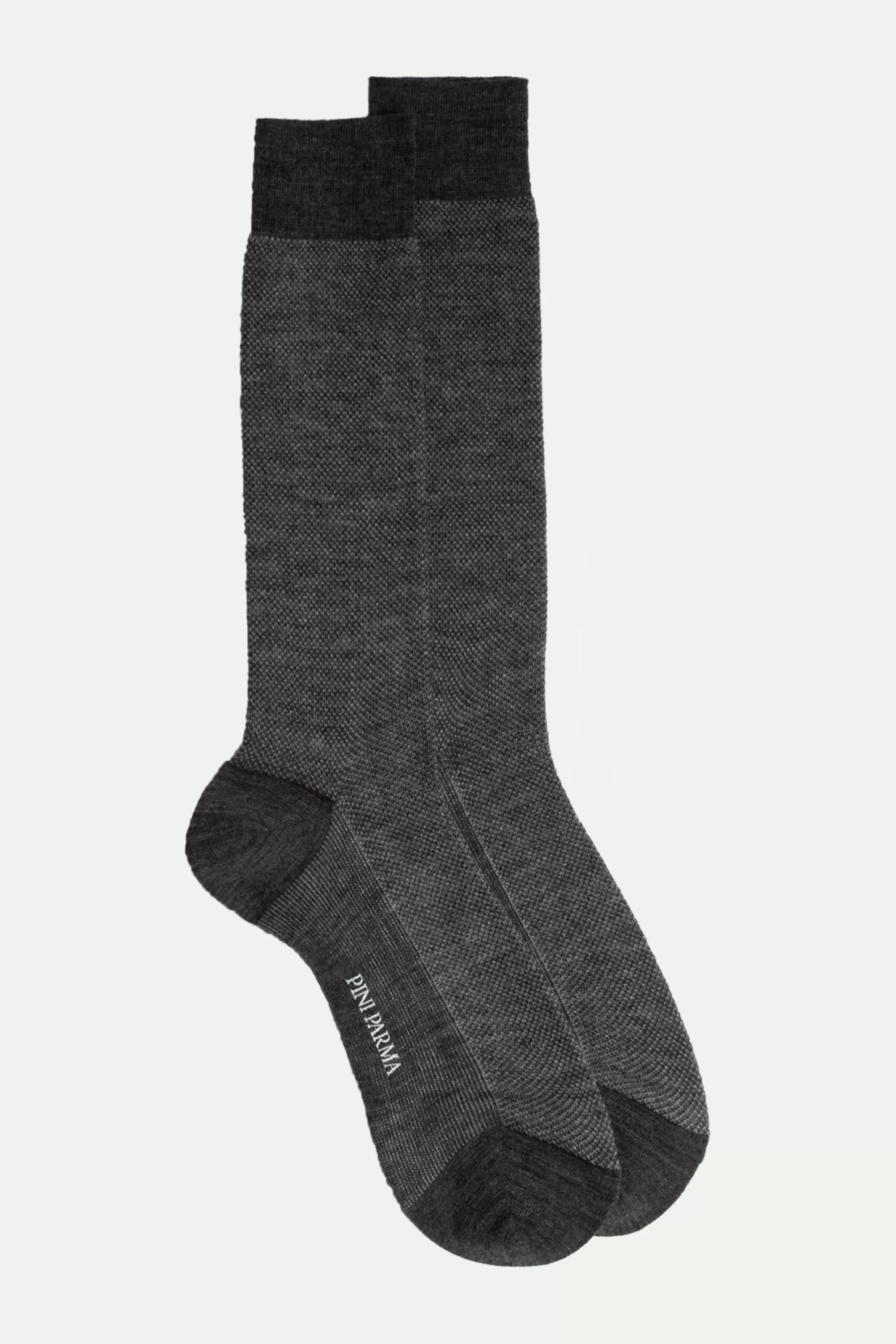 Grey Micro Fancy Short Socks - Made In Italy | Pini Parma Hot