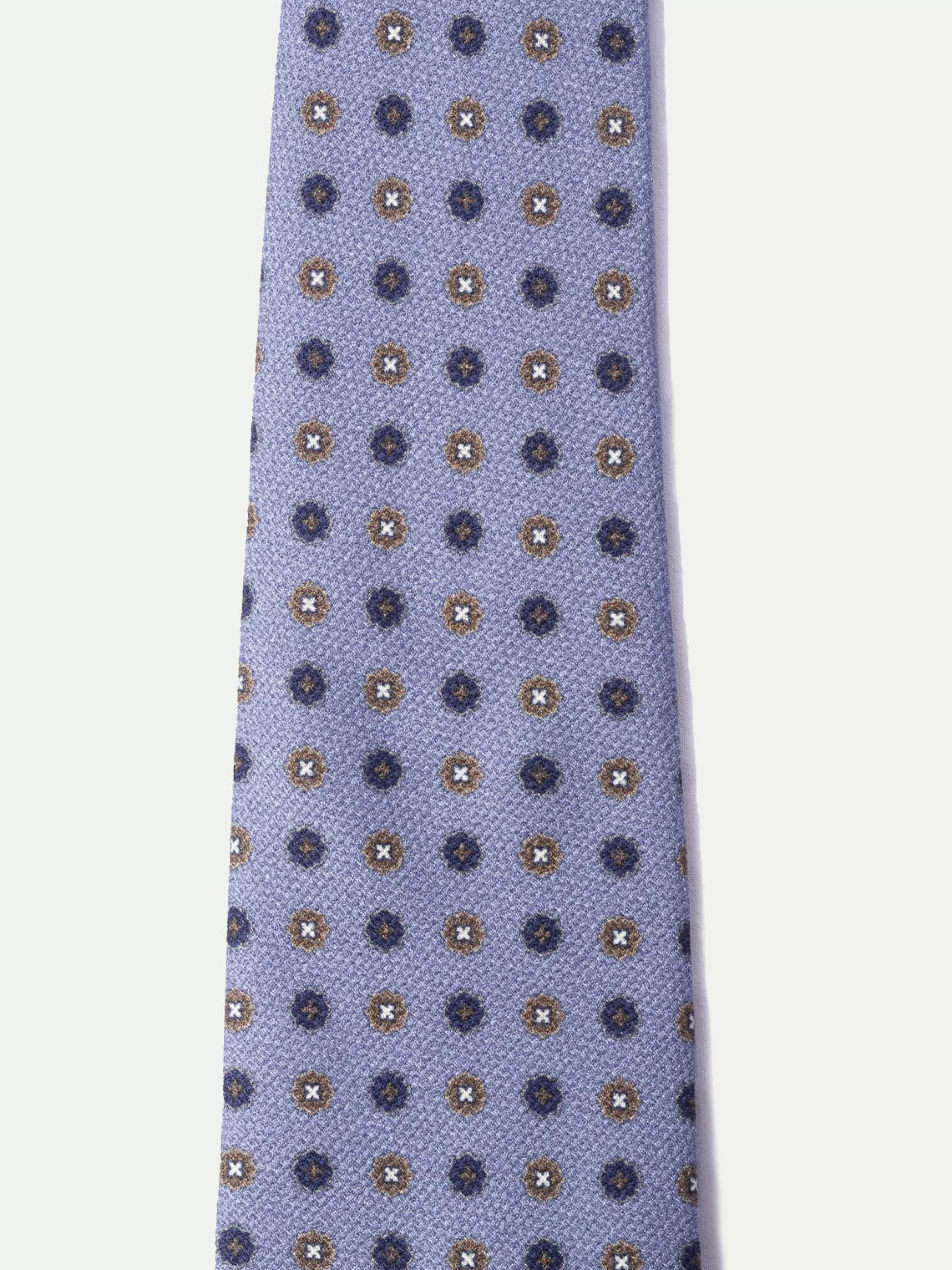 Light Blue Fancy Silk Tie - Made In Italy | Pini Parma Sale