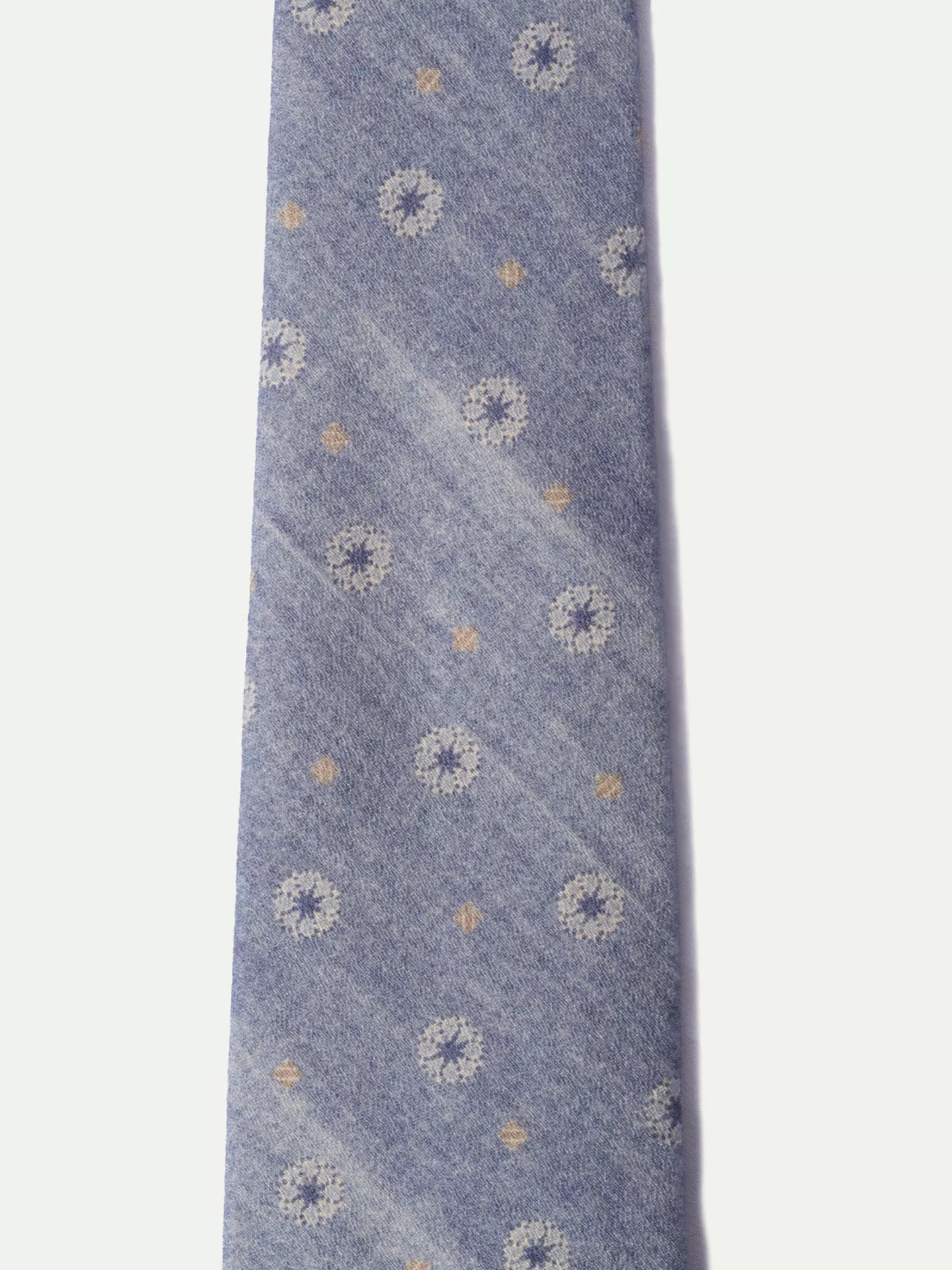 Light Blue Fancy Tie - Made In Italy | Pini Parma Outlet