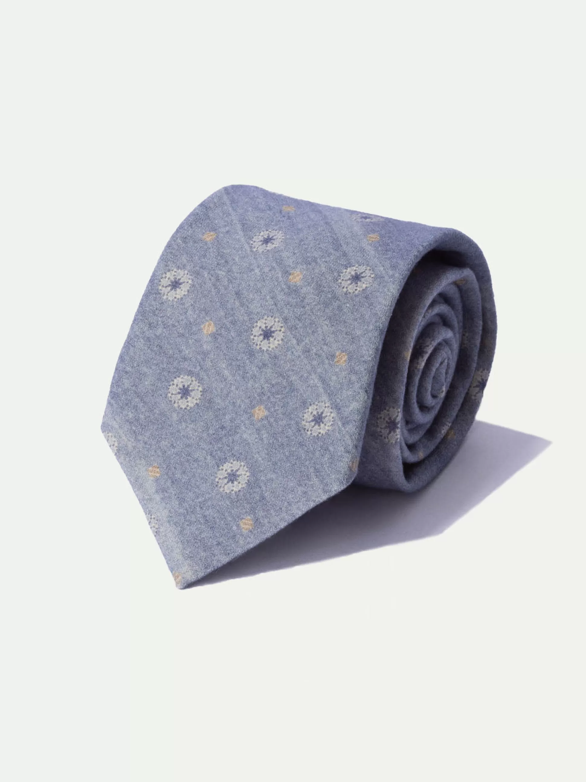 Light Blue Fancy Tie - Made In Italy | Pini Parma Outlet