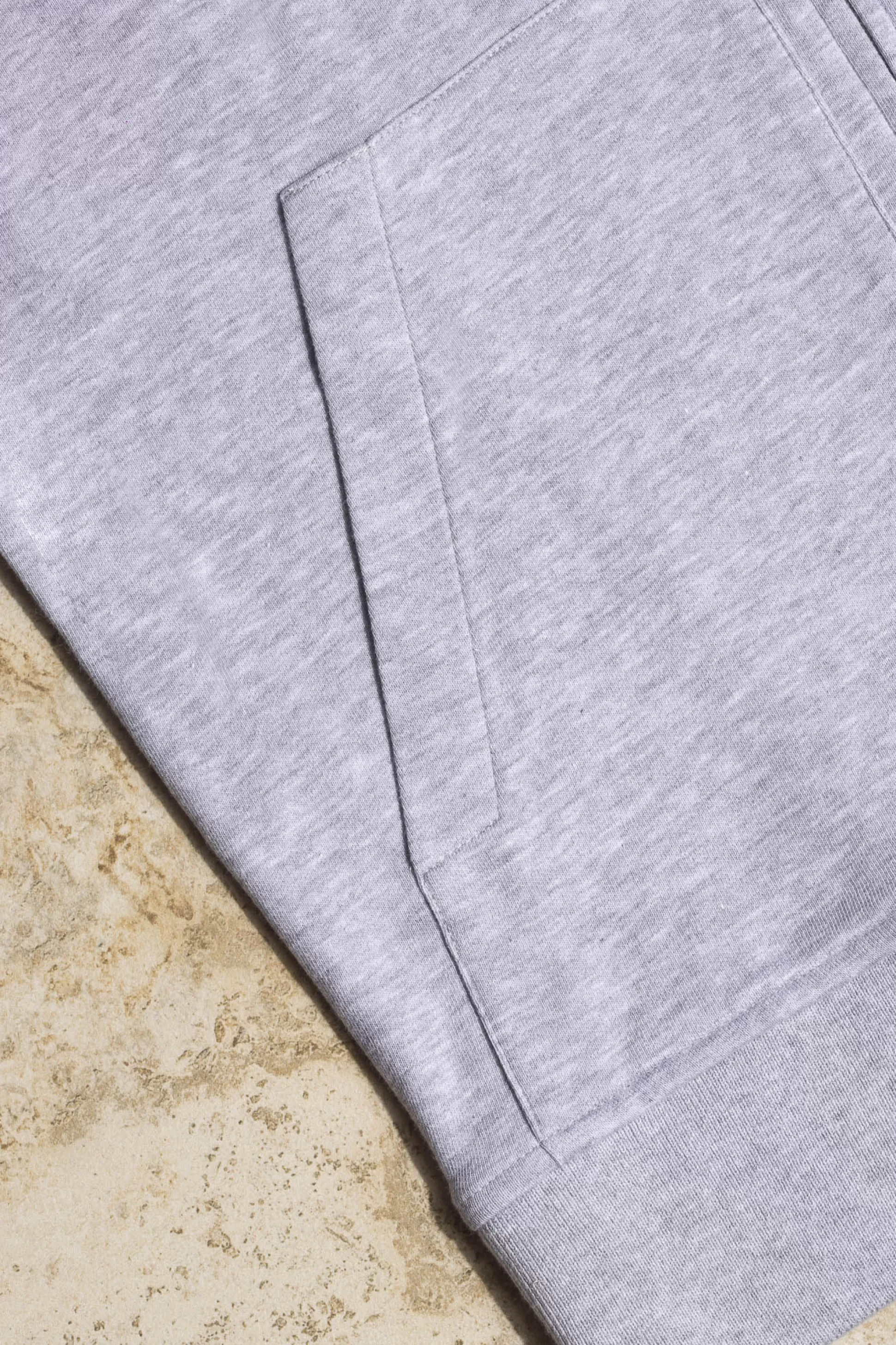 Light Grey Leisure Zip Hoodie - Made In Italy | Pini Parma Hot