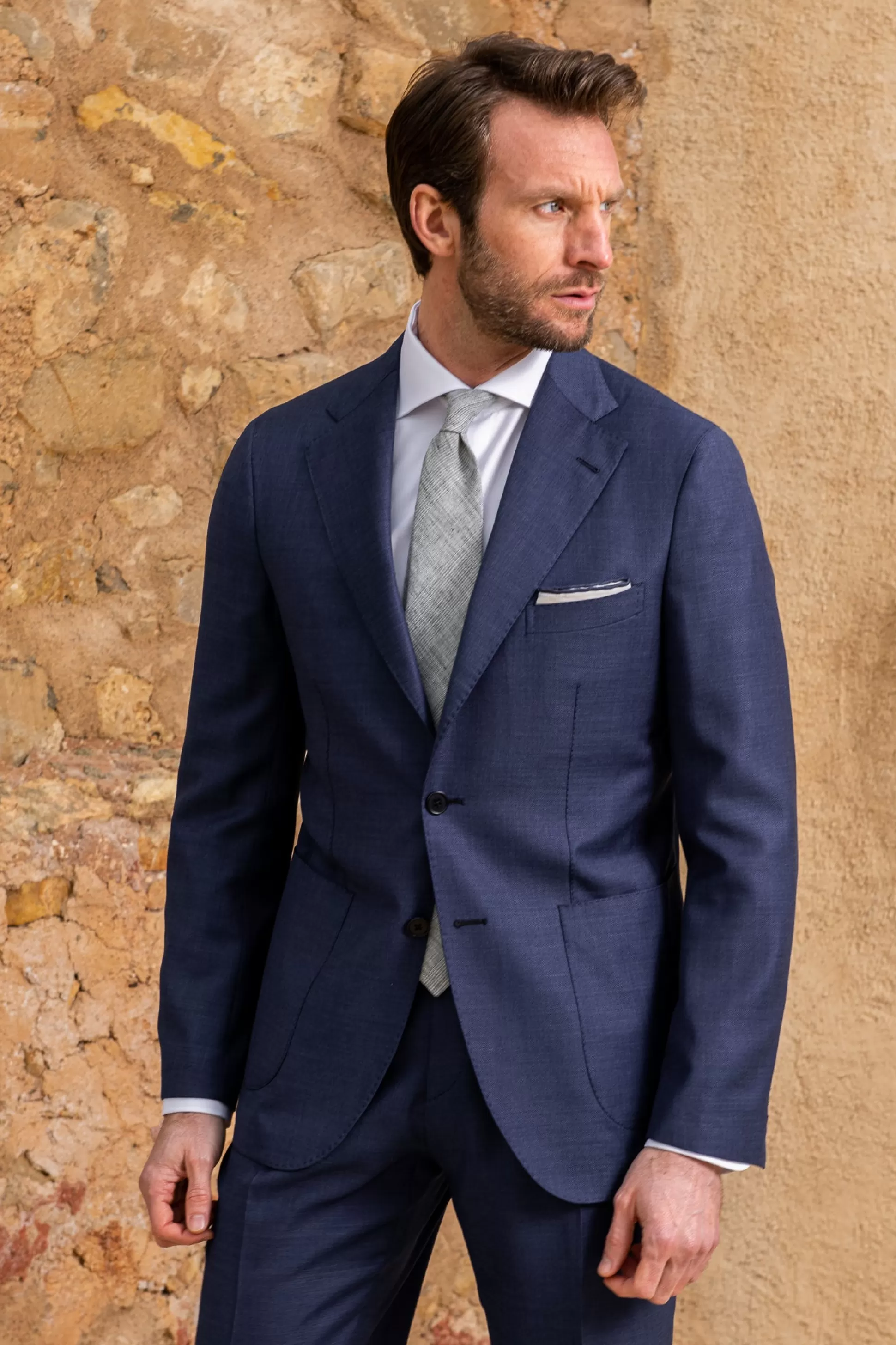 Royal Blue Suit - Made In Italy | Pini Parma Discount