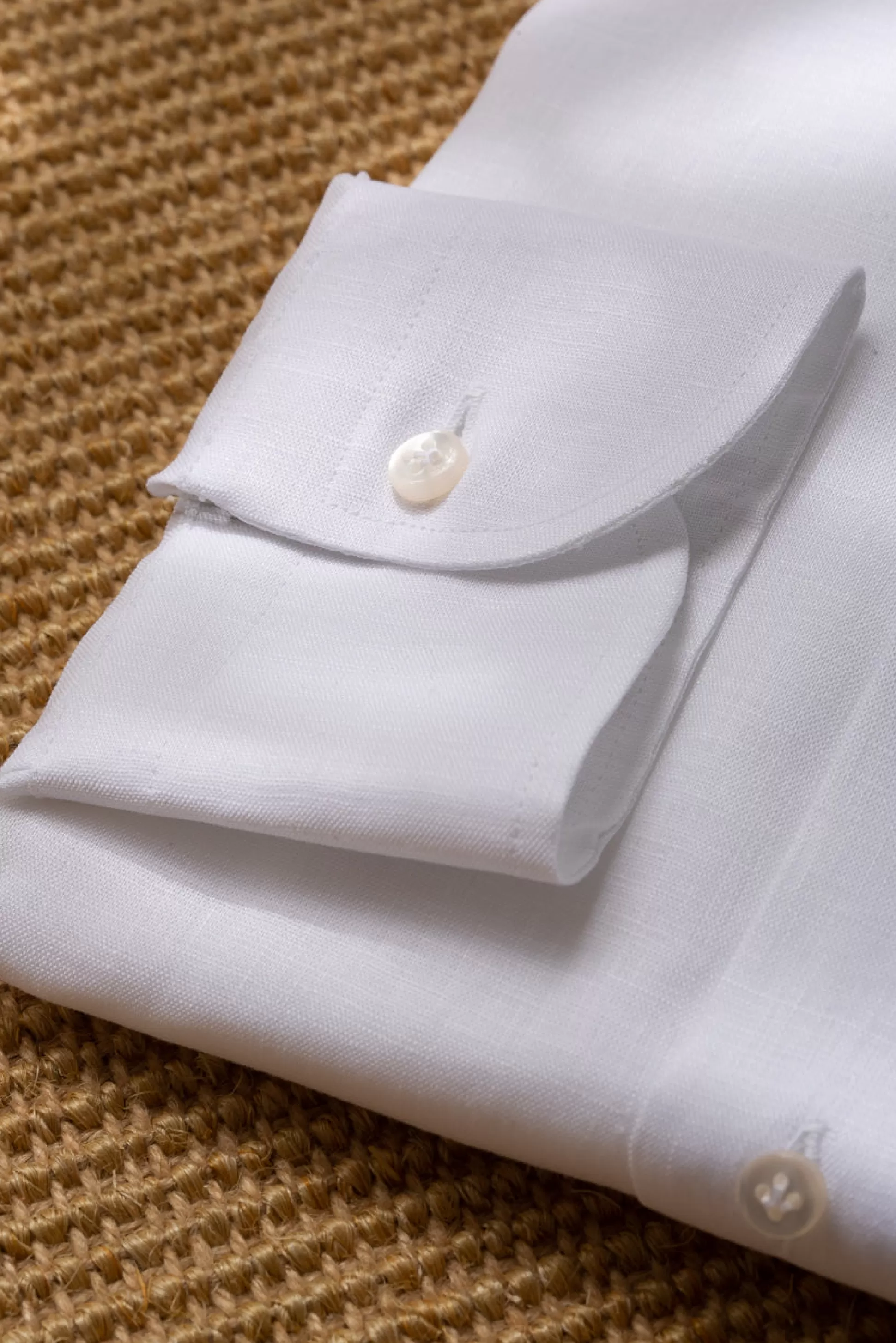 White Linen Shirt - Made In Italy | Pini Parma Shop